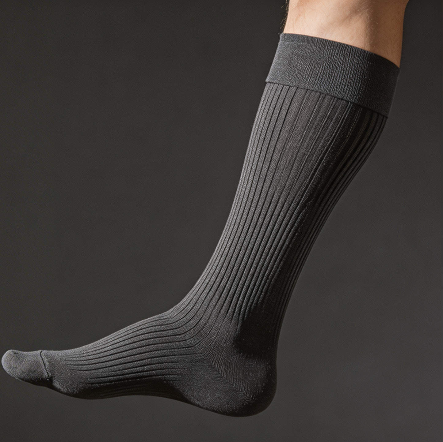 Chaussettes compression médicale Staturel Gris — Compression graduée Classe 1
